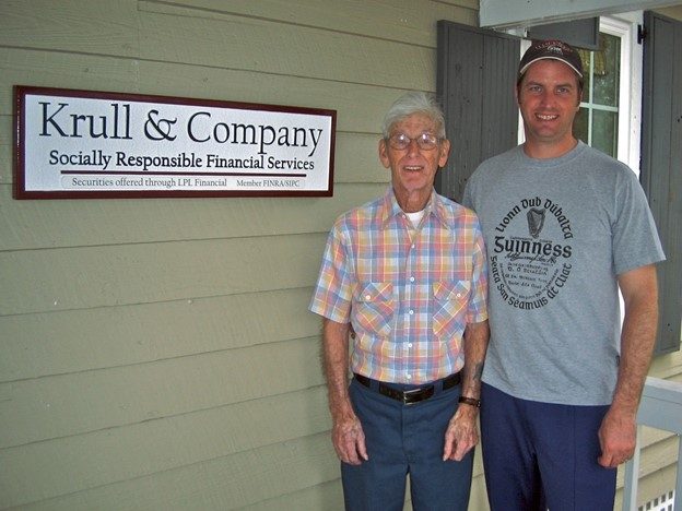 My dad and I at our Darien, GA Office.